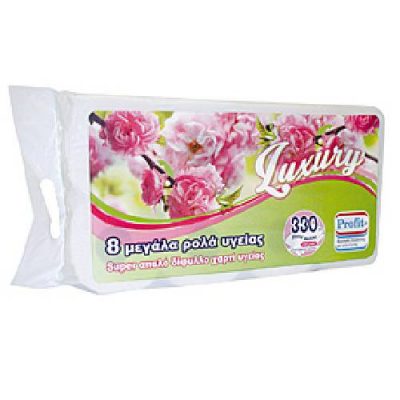 ΧΑΡΤΙ ΥΓΕΙΑΣ LUXURY ΓΚΟΦΡΕ 2Φ (8x130gr)