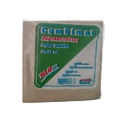 ΧΑΡΤΟΠΕΤΣΕΤΕΣ ΠΟΛΥΤΕΛΕΙΑΣ 2Φ ECO KRAFT ΜΠΕΖ 100τμχ (33x33cm)