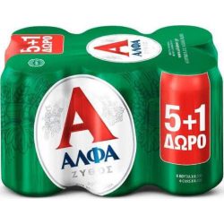 ΑΛΦΑ ΚΟΥΤΙ 330ML (5+1)