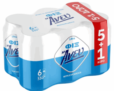 FIX ΑΝΕΥ ΚΟΥΤΙ 330ml (5+1)