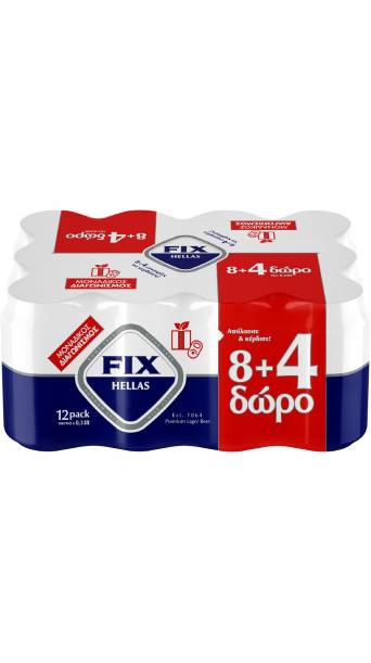 FIX ΚΟΥΤΙ 330ml (8+4)