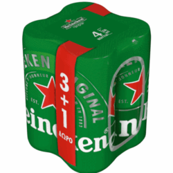 HEINEKEN ΚΟΥΤΙ 500ML 3+1