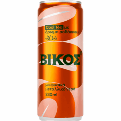 ΒΙΚΟΣ COOL TEA ΡΟΔΑΚΙΝΟ 330ML