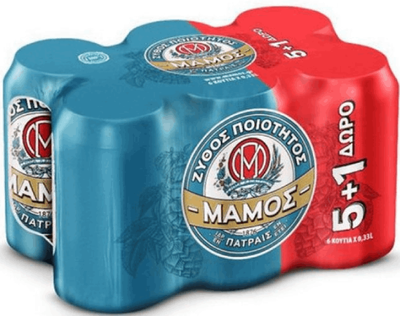 ΜΑΜΟΣ ΚΟΥΤΙ 330ML (5+1)